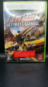 ★★★XBOX360　【FLATOUT 　ULTIMATE　CARNAGE（フラットアウト アルティメット カルネージ ）新品未開封品】★★★