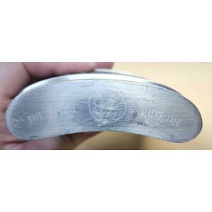 送料520円 PEWTER THAILAND 錫 スキットル ピューター 携帯用ウィスキーボトル TIN97% 金属工芸 錫製品の画像3