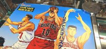 未使用品 【SLAM DUNK/スラムダンク　当時物大判ポスターB2】 ゲームギア/GAME GEAR　ゲームソフト【勝利へのスターティング5】桜木、流川_画像2