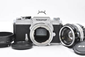 Nikon ニコン Nikomat FTN シルバーボディ フィルムカメラ + NIKKOR-S Auto 50mm F/1.4 レンズ (t5637)