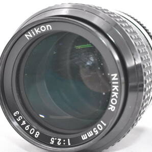 Nikon ニコン Ai NIKKOR 105mm F2.5 マニュアルレンズ (t7115)の画像7