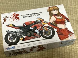 希少　フジミ 1/12 エヴァンゲリオンRT 弐号機　カワサキ ZX-10R 未組立品