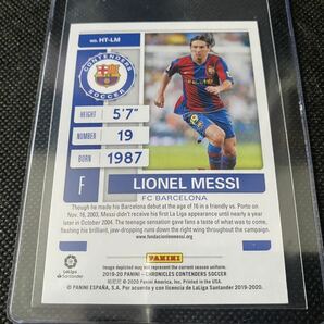 ★2019-20 Panini Chronicles Lionel Messi Historic Ticket バルセロナ アルゼンチンの画像2