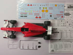 1/20 フジミ フェラーリ F10 日本グランプリ プラモデル組立途中品 一部塗装済み 素組み