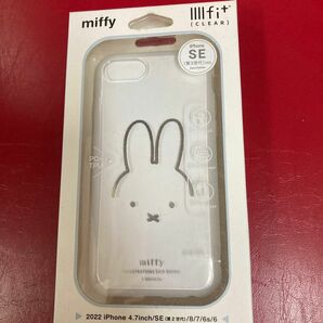 iPhone 4.7inch/SE2/8/7 6s/6ミッフィー IIIIfit Clear ケース MF-303WH（フェイス）