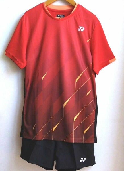テニス バドミントン YONEX ゲームシャツ&ハーフパンツ Lサイズ (ユニ/メンズ) 