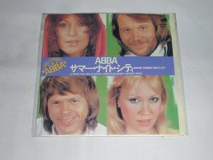 （ＥＰ）ＡＢＢＡ／「サマー・ナイト・シティ」「MEDLEY:PICK A BALE OF COTTON・ON TOP OF OLD SMOKEY・MIDNIGHT SPECIAL」【中古】