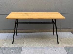 【福岡】Knot antiques ノットアンティークス ダイニングテーブル KOOPA TABLE インダストリアル 天然木 CRASH GATE【KK0315-4】