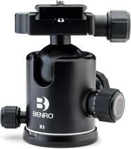 未開封・未使用品★BENRO ベンロ B3 BALL HEAD ボールヘッド 自由雲台 B-3 水準器付 カメラアクセサリー 撮影 固定 雲台 カメラ用品 R953_画像1