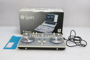 1円～★通電のみ★VESTAX ベスタクス Spin USB Controller USB MIDI &オーディオコントローラー DJコントローラー DJ機器 Mac専用 R884