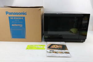 1円～★動作確認済★Panasonic パナソニック スチームオーブンレンジ Bistro ビストロ ブラック NE-BS658-K キッチン家電 調理家電 R938