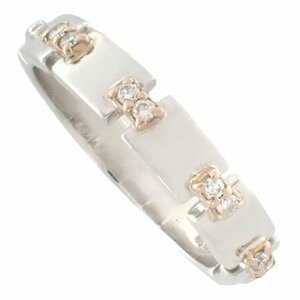 STAR JEWELRY(スタージュエリー) ダイヤモンド リング 指輪 ジュエリー 11(51)号 K18 WG YG 40802067322【中古】【アラモード】【WJ】