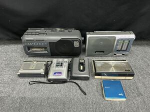 【S2-39】ラジカセ まとめて7点 Panasonic RX-M40A /SONY TCM-500 TCM-900 TCM-48 通電確認済み