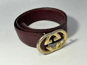 GUCCI グッチ ベルト バックル PATENTN 52808/75 ゴールドカラー