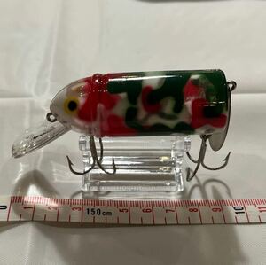 ミント　ヘドン　ビッグバド　クリスマスカラー？/heddon big budd 吹き目　クリアリップ