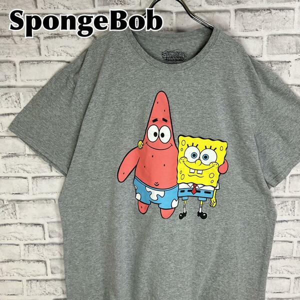 SpongeBob スポンジボブ パトリック アニメキャラTシャツ 半袖 輸入品 春服 夏服 海外古着 アニメ テレビ キャラクター 番組