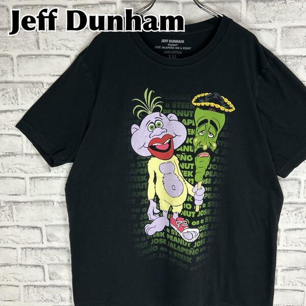 Jeff Dunham ジェフダナム キャラクター腹話術 Tシャツ 半袖 輸入品 春服 夏服 海外古着