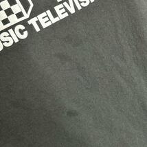 MTV エムティービー ビッグロゴ チェック ミュージック Tシャツ 半袖 輸入品 春服 夏服 海外古着 会社 企業 音楽 ロック 番組_画像5