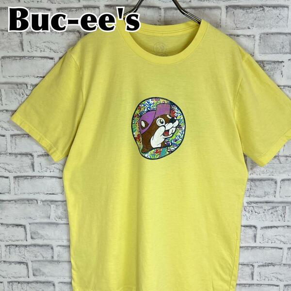 Buc-ee's バッキーズ 両面デザイン フラワー 花 Tシャツ 半袖 輸入品 春服 夏服 海外古着 企業 会社 ガソリンスタンド コンビニ