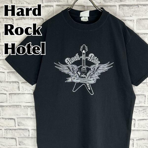 Hard Rock Hotel ハードロックホテル ROCK N RIDE 両面デザイン Tシャツ 半袖 輸入品 春服 夏服 海外古着 会社 企業 レストラン