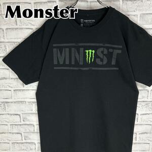 MONSTAR モンスターエナジー センターロゴ 企業 Tシャツ 半袖 輸入品 春服 夏服 海外古着 企業 会社 ドリンク 炭酸飲料 ジュース