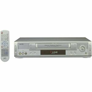 未使用 SANYO ビデオテープレコーダー VZ-H25 シルバー Hi-Fi VHS 三洋 AV機器 テレビ周辺機器 ビデオデッキ