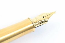 PARKER パーカー SONNET ソネット 万年筆 ラックブラックGT Fニブ 細字 18K 750刻印 筆記用具 文房具 #36078_画像2