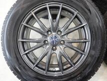 S 送料無料 即納 バリ山 ヴェルバ 17 5H114.3 7J+40 ダンロップ ウィンターマックス SJ8 225/65R17 CX-5 CX-8 アウトバック エクストレイル_画像3