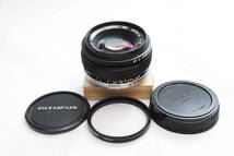 OLYMPUS OM-SYSTEM ZUIKO MC AUTO-S f=50mm 1:1.8 (良品） 01-11-14_画像1