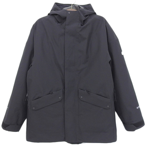 超美品 モンクレール 2021年商品 Hyke Languard Long Parka フード ナイロン 3way ダウン コート ジャケット 2 M-L 黒 防水 メンズ 旅行