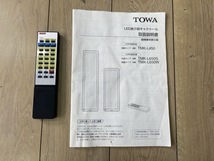 LED表示器【中古】動作保証 TOWA 東和メックス TMK-L450 電光看板 電光掲示板 キャクトール 両面タイプ 1文字4段表示器 リモコン付/71237_画像6