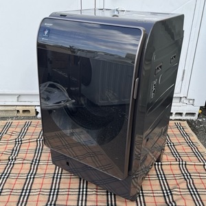  free shipping drum type electric laundry dryer [ used ] operation guarantee SHARP sharp ES-X11A-TL 11.0/6.0kg Ricci Brown 028012 C / 20516