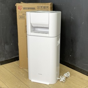 美品 アイリスオーヤマ サーキュレーター付 衣類乾燥機除湿機 【中古】動作保証 IRIS OHYAMA IJD-I50-WH 2023年製 ホワイトグレー/88017