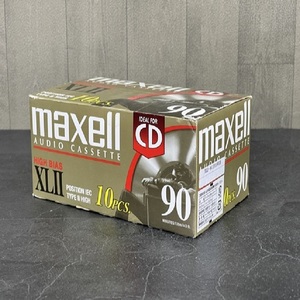 新品未開封 maxell カセットテープ 10個パック ハイポジ XL2-90.1P10.WEB XL2 マクセル 記録媒体/64245在★5