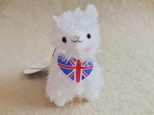  outside fixed form Y200* Mini * unused * paper tag attaching * alpaca so* world * soft toy * gift for * white * England * alpaca 