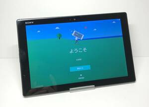 中古品 動作確認済 バッテリー難有 SONY Xperia Z4 Tablet SGP712JP 32GB ブラック WiFiモデル 10.1インチ 本体のみ