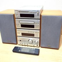 ★動作OK★ ONKYO D-062AX/A-905X/T-405X/C-705X/MD-105X オンキヨー システムコンポ リモコン付き_画像1