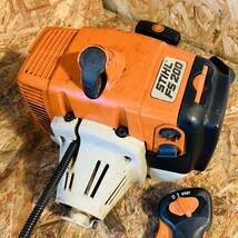 ① STIHL FS200 エンジン　初爆確認済み　ジャンク　現状品　スチール　草刈機 刈り払い機_画像2