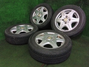 SHAPE 13×4J OFF43 PCD100 4H BRIDGESTONE NEXTRY 155/65R13 ピノ等に 売切!!