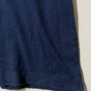 ★ 45rpm 半袖 Tシャツ ネイビー 紺色 2 インディゴ 製品染め ハート プリント コットン の画像8