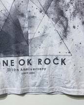 ★ ONE OK ROCK 10th Anniversary 2005 半袖 Tシャツ L ライブ ツアー ホワイト系 L ワンオク 記念グッズ ワンオク_画像5