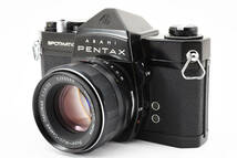 [良品]ペンタックス PENTAX SP SPOTMATIC 一眼レフ 35mm フィルムカメラ ブラック 黒 + 55mm f/1.8 2088884_画像2