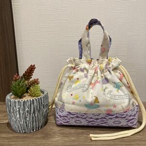 ランチバッグ　お弁当袋 ハンドメイド