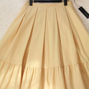 2022年 42840 FOXEY スカート カモミール 黄色 イエロー フォクシーニューヨーク 38サイズ 紙タグ付き ふんわりスカート Violette Skirtの画像3