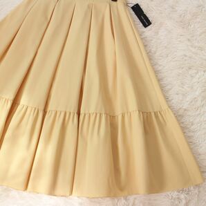 2022年 42840 FOXEY スカート カモミール 黄色 イエロー フォクシーニューヨーク 38サイズ 紙タグ付き ふんわりスカート Violette Skirtの画像9
