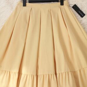 2022年 42840 FOXEY スカート カモミール 黄色 イエロー フォクシーニューヨーク 38サイズ 紙タグ付き ふんわりスカート Violette Skirtの画像7