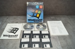  Microsoft WindowsNT 4.0 Workstation Japanese edition PC9800 PC|AT compatible install disk box scratch Pro duct equipped 