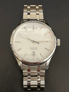 【U10600】 SEIKO PRESAGEメンズ腕時計　4R35-02S0 稼働品 　自動巻き セイコー　プレサージュ