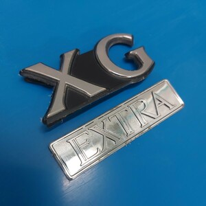 希少 TOYOTA GX71 Chaser XG extra EMBLEM トヨタ 71 チェイサー XGエキストラ エンブレム 旧車 当時物 街道レーサー