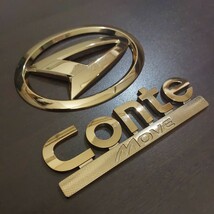 DAIHATSU MOVE CONTE GOLD EMBLEM ダイハツ ムーヴ コンテ リア ゴールドエンブレム VIP LUXURY ビップ ラグジュアリー 後期 マイナー後_画像1